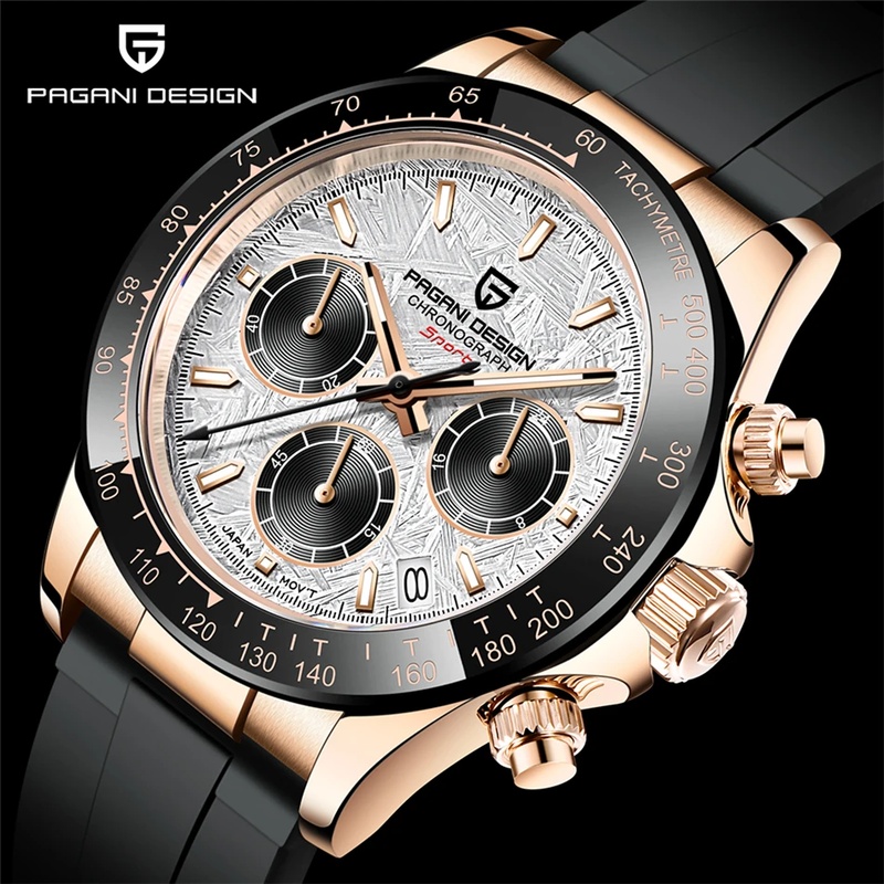 Luxury Watch Rubber Strap - PD-1644 OS20 PAGANI DESIGN Men Sports