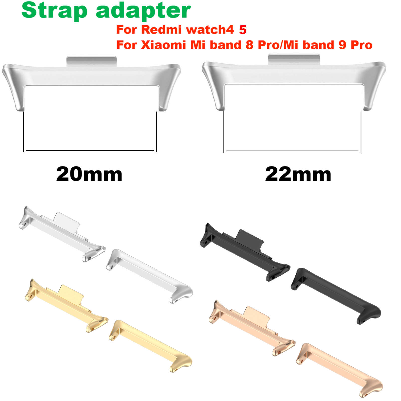 Xiaomi Luxury Watch - 1 Pair Adapter for Redmi Watch