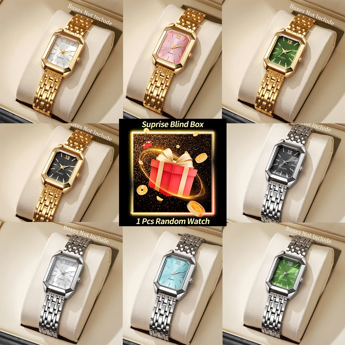 Luxury Watch Ladies - Surprise Blind Box Women Watch Random