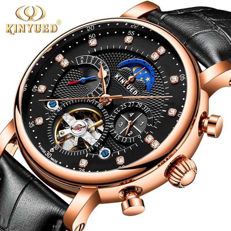 Automatic Pilot Watch - Luxury Brand KINYUED Automatic Mechanical Men