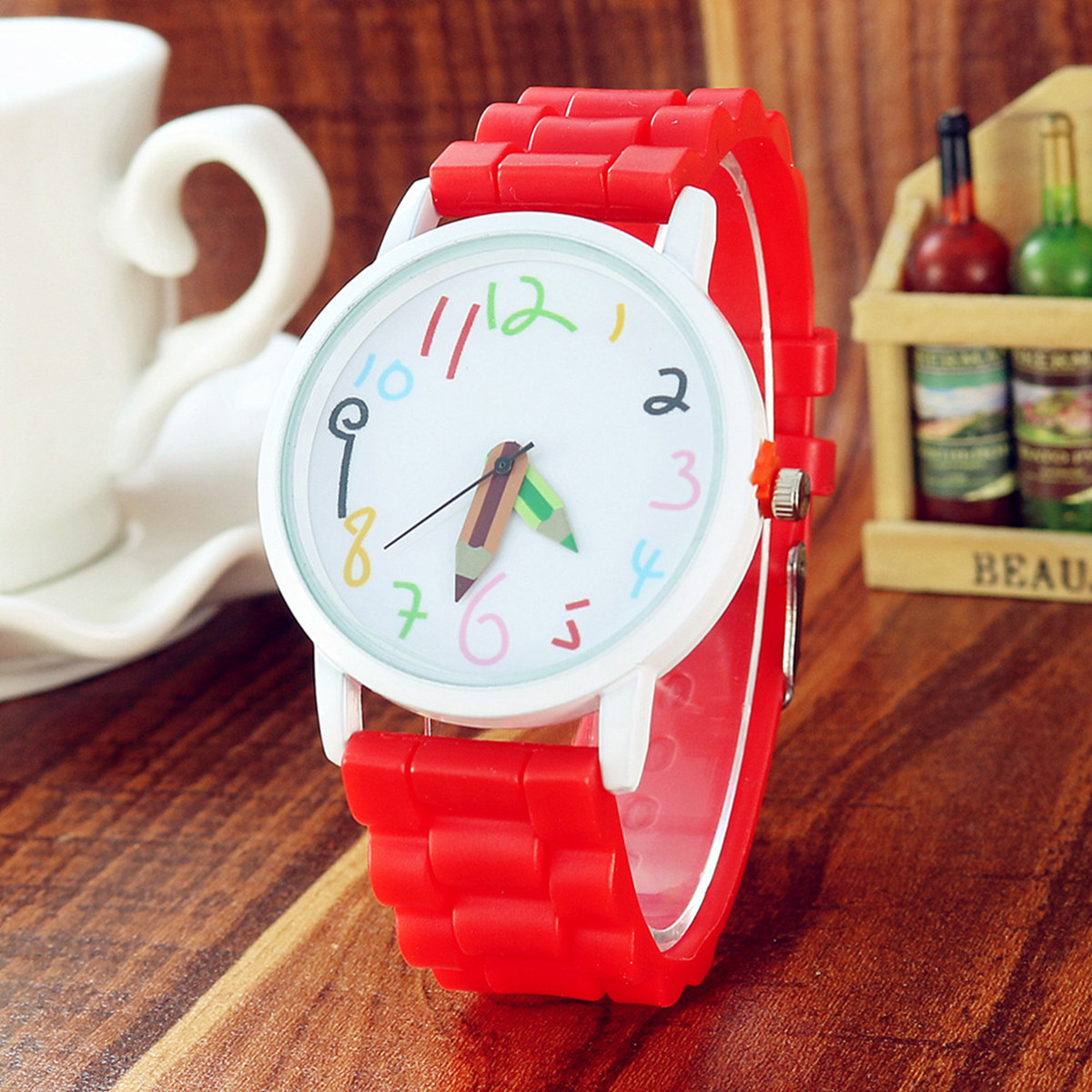 1Pcs Creative Pencil Style Dig - Luxury Watch Kids recension och pris