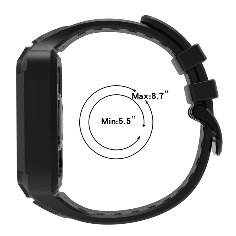 2-in-1 Strap+Case for Xiaomi M - Xiaomi Luxury Watch recension och pris