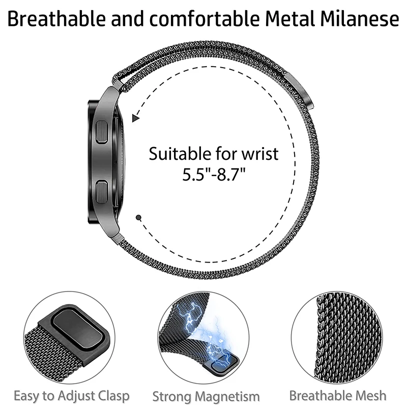 Milanese Loop Band for Redmi W - Xiaomi Luxury Watch recension och pris