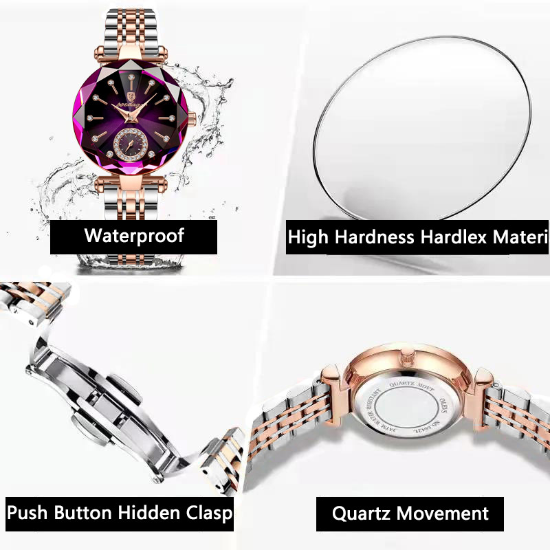POEDAGAR Luxury Brand Ladies W - Luxury Watch Female recension och pris