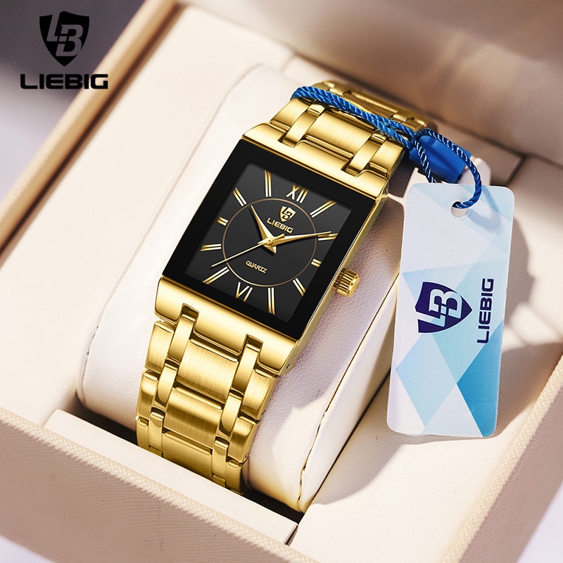 LiEBIG Luxury Golden Quartz Wr - Luxury Watch Kids recension och pris