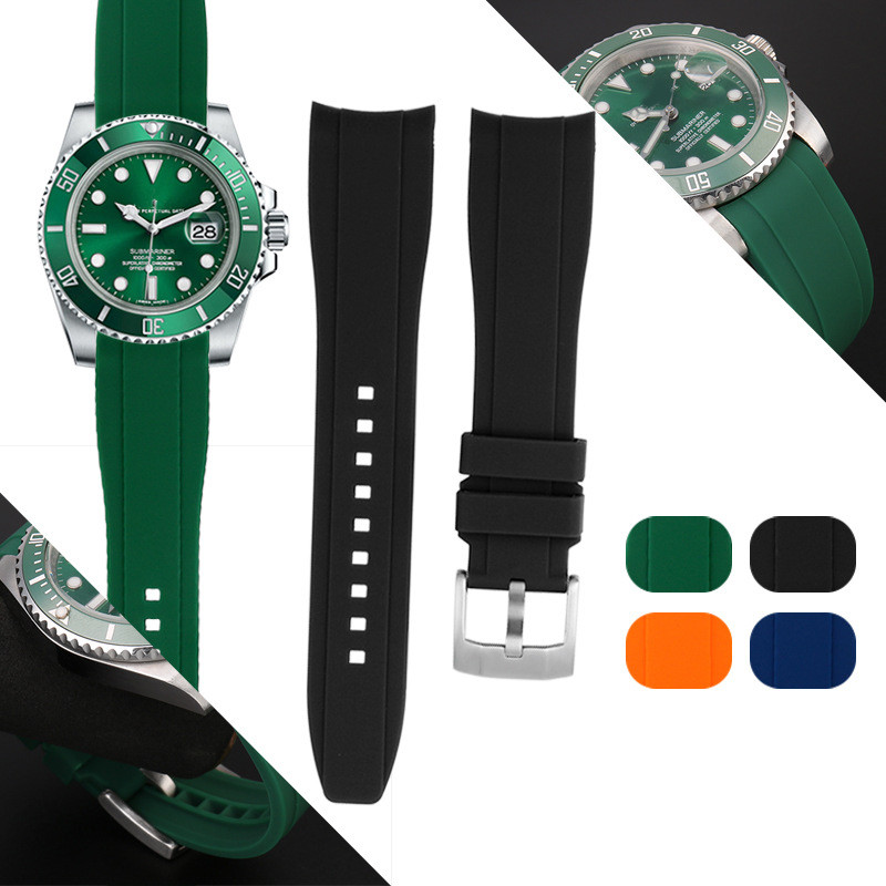 Curved Interface Rubber Strap  - Luxury Watch Online recension och pris