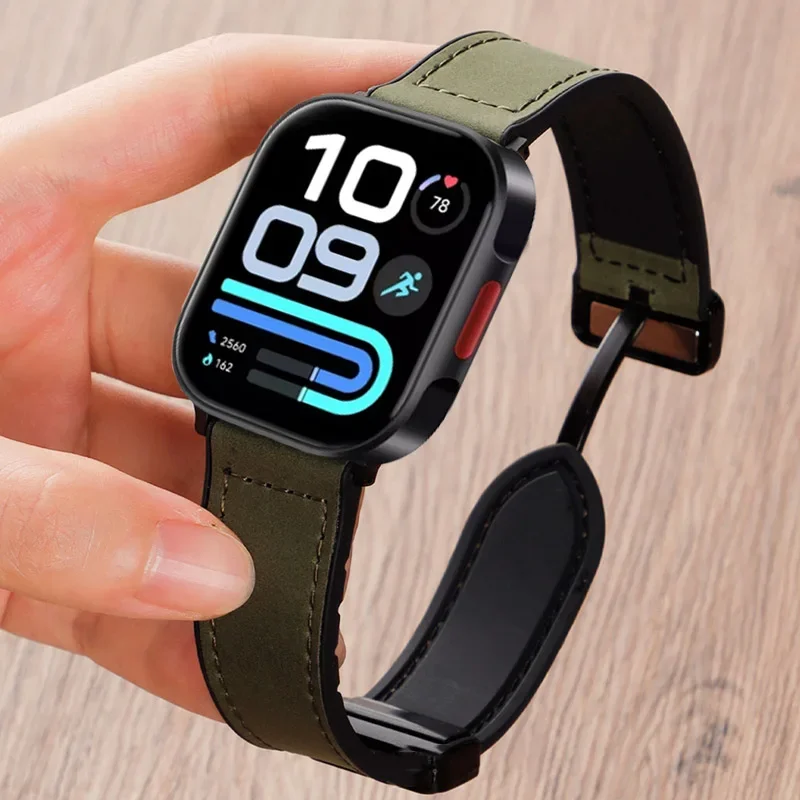 Sport Silicone＋Leather Strap f - Xiaomi Luxury Watch recension och pris