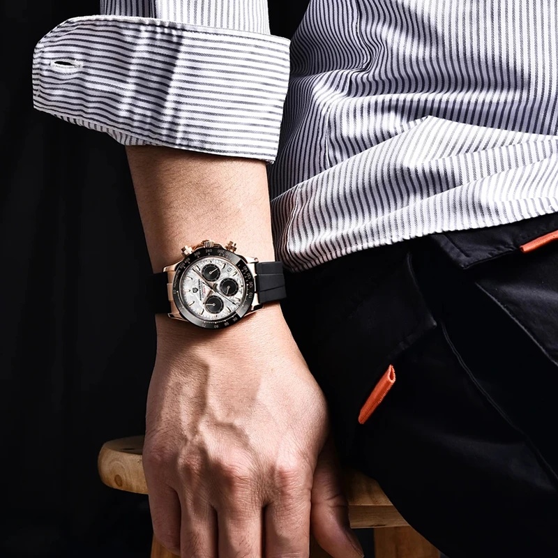 PD-1644 OS20 PAGANI DESIGN Men - Luxury Watch Rubber Strap recension och pris