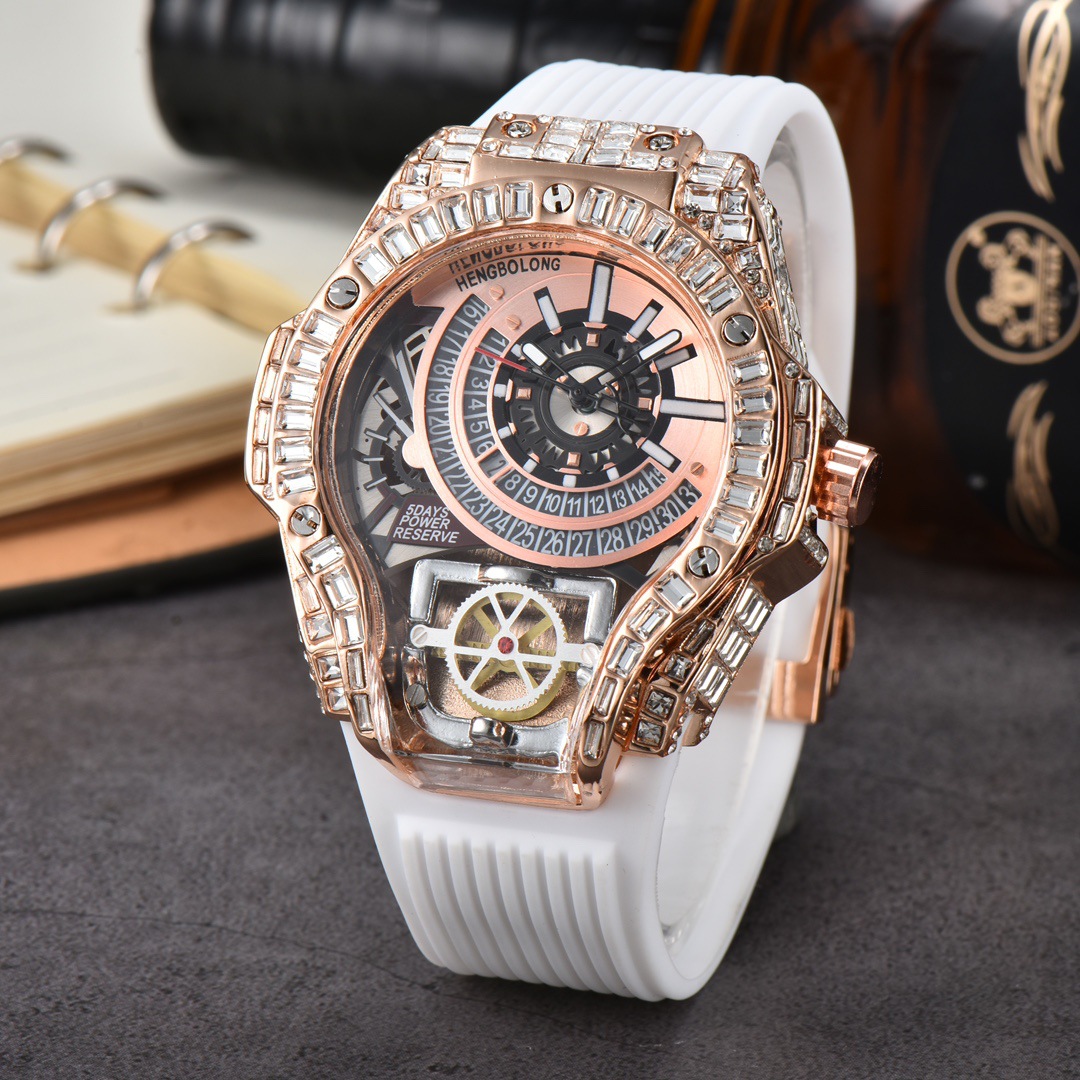Full diamond Case Business Lux - Luxury Watch Rubber Strap recension och pris