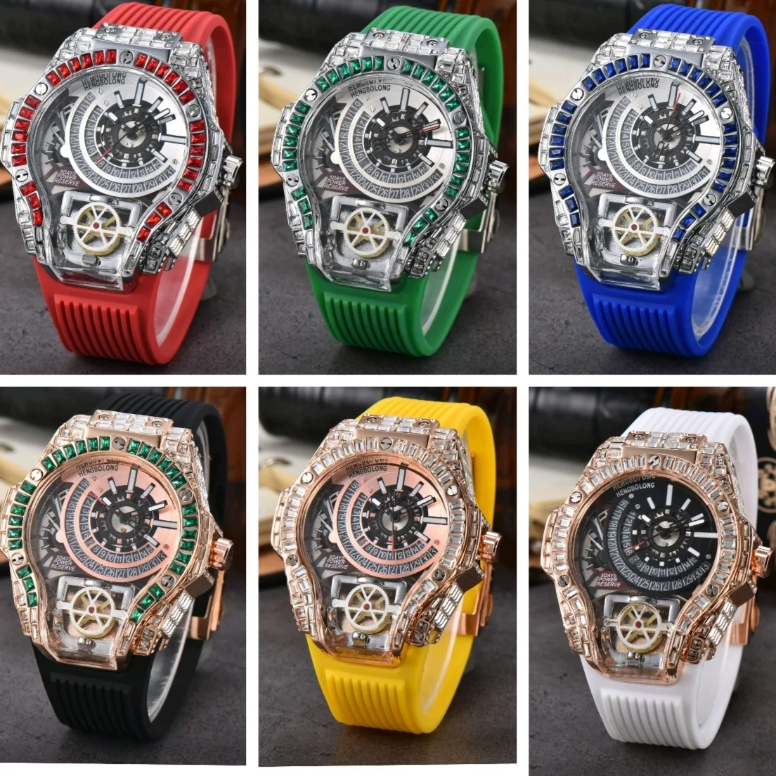 Full diamond Case Business Lux - Luxury Watch Rubber Strap recension och pris