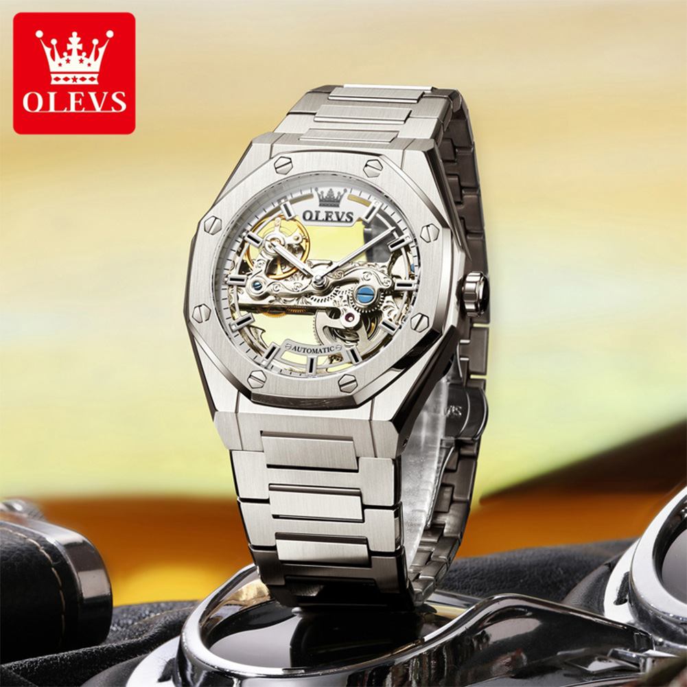 OLEVS Top Luxury Brand Men Aut - Luxury Watch Life recension och pris
