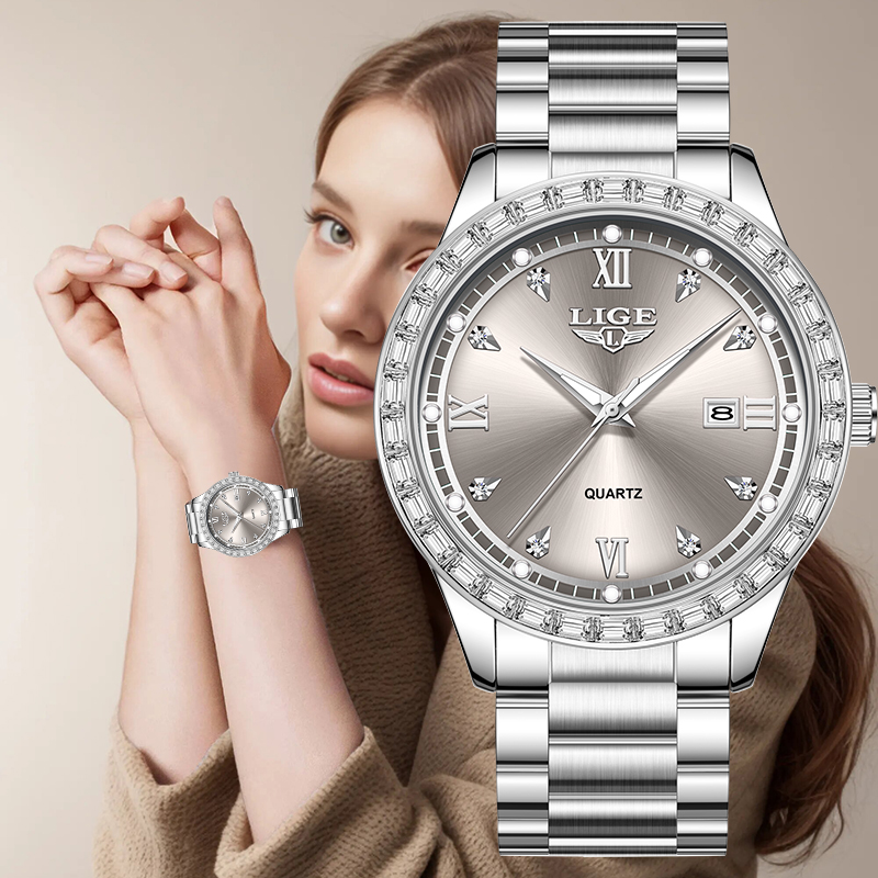 LIGE Quartz Wristwatch 2026 Lu - Luxury Watch Safe recension och pris