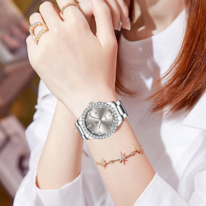 LIGE Quartz Wristwatch 2026 Lu - Luxury Watch Safe recension och pris