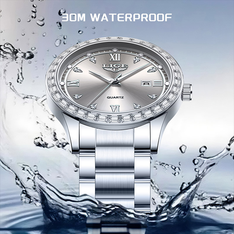 LIGE Quartz Wristwatch 2026 Lu - Luxury Watch Safe recension och pris