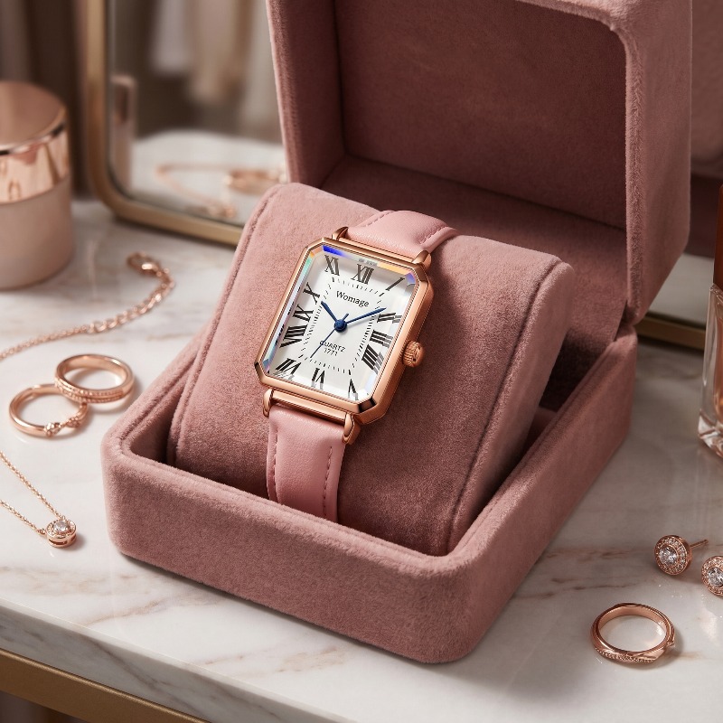 Fashion Rectangle Quartz Watch - Luxury Watch Ladies recension och pris
