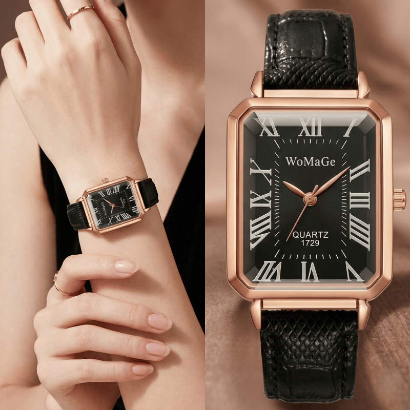 Fashion Rectangle Quartz Watch - Luxury Watch Ladies recension och pris