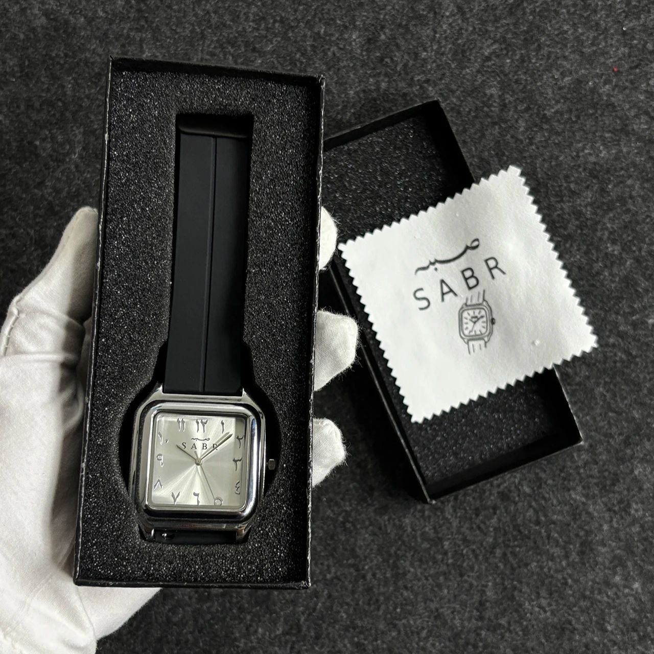 SABR Arabic Numeral Watch Men  - Luxury Watch Rubber Strap recension och pris