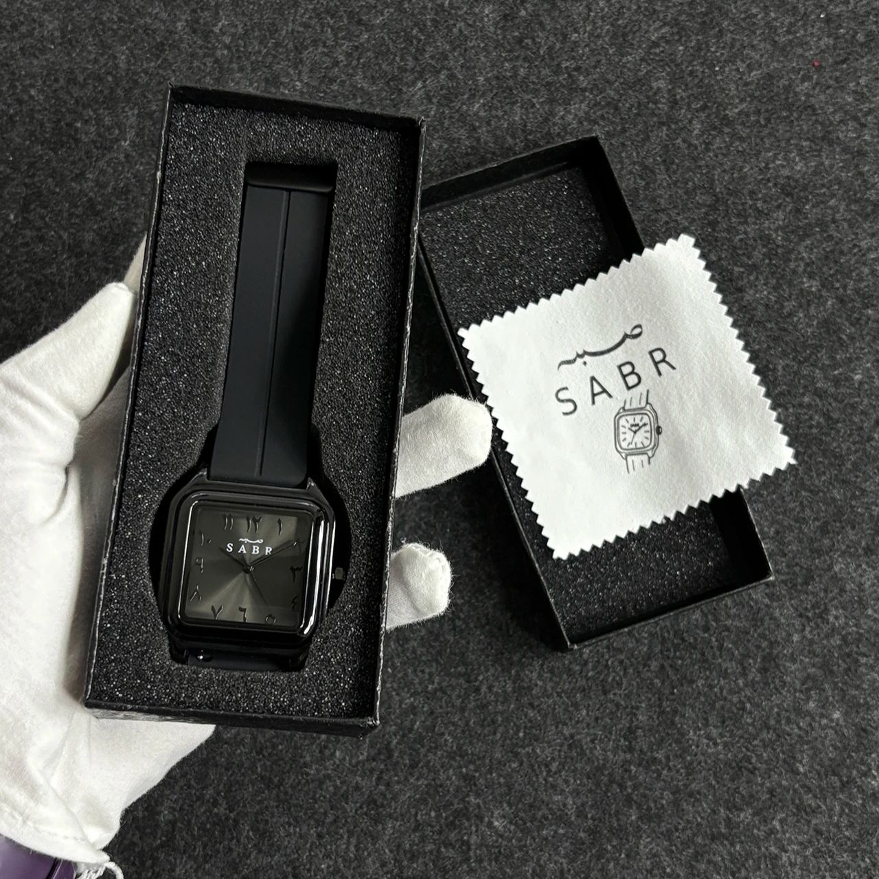 SABR Arabic Numeral Watch Men  - Luxury Watch Rubber Strap recension och pris