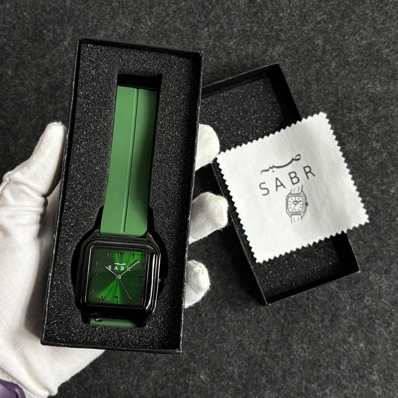 SABR Arabic Numeral Watch Men  - Luxury Watch Rubber Strap recension och pris