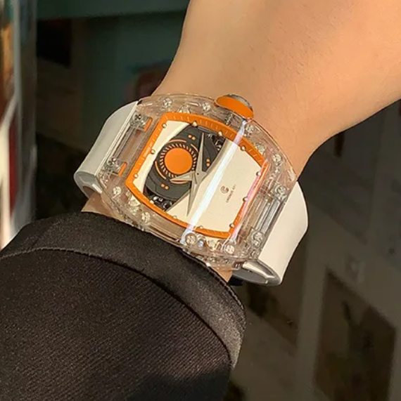 CRONUSART Men Automatic Watch  - Luxury Watch Rubber Strap recension och pris