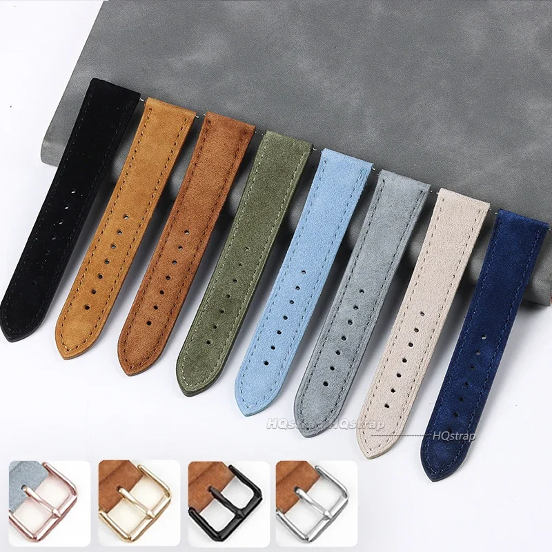 Suede Genuine Leather Watchban - Luxury Watch Online recension och pris